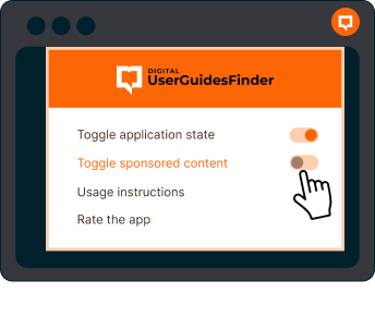 DigitalUserGuidesFinder - closing the widget